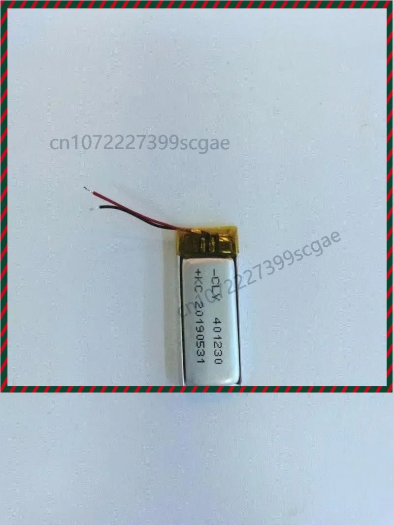 Polymer Lithium Battery 401030 401230 130mAh 3.7V for Bluetooth Headset Smart Wearable