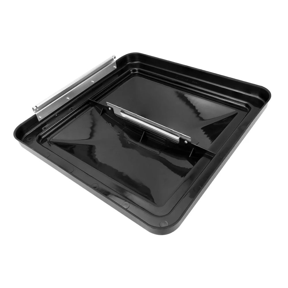 

14 inch RV Roof Vent Cover Replacement Lid for Camper Trailer For Motorhome with Weatherproof PP Material Black