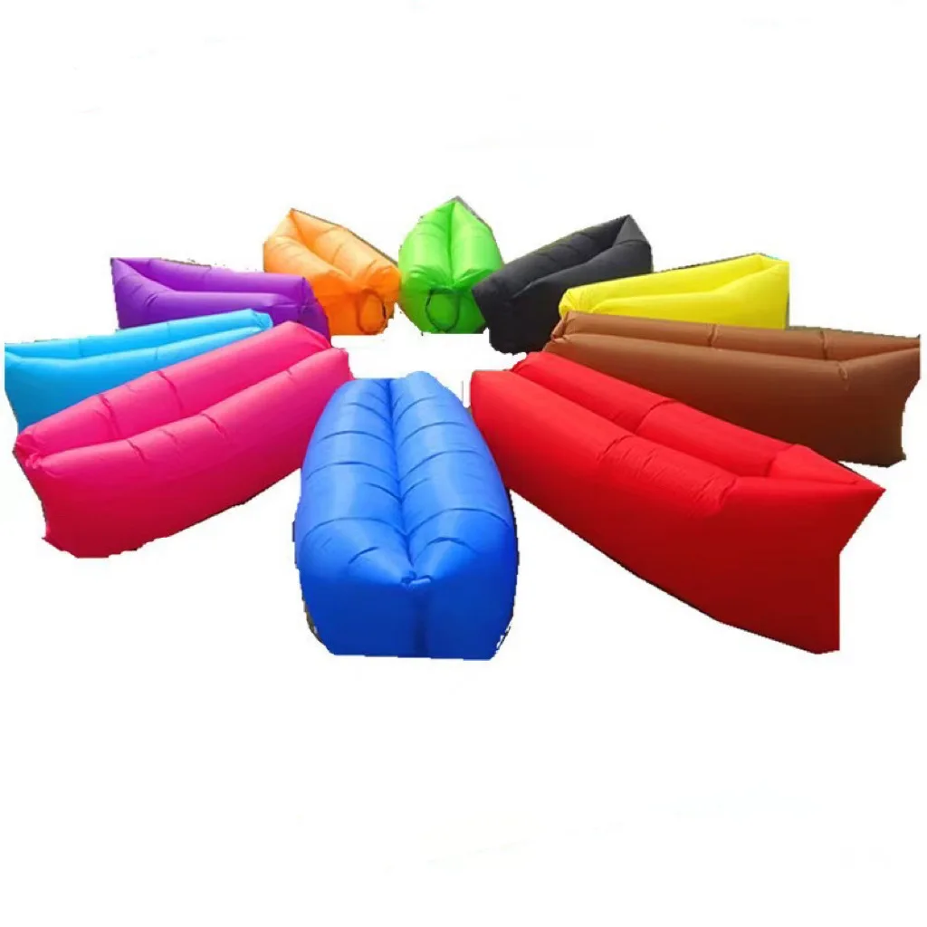 WW Garden sofa Trend Outdoor Fast Inflatable Air Sofa Bed GoodQuality Sleeping Bag Inflatable AirBag Lazy bag Party Beach Sofa