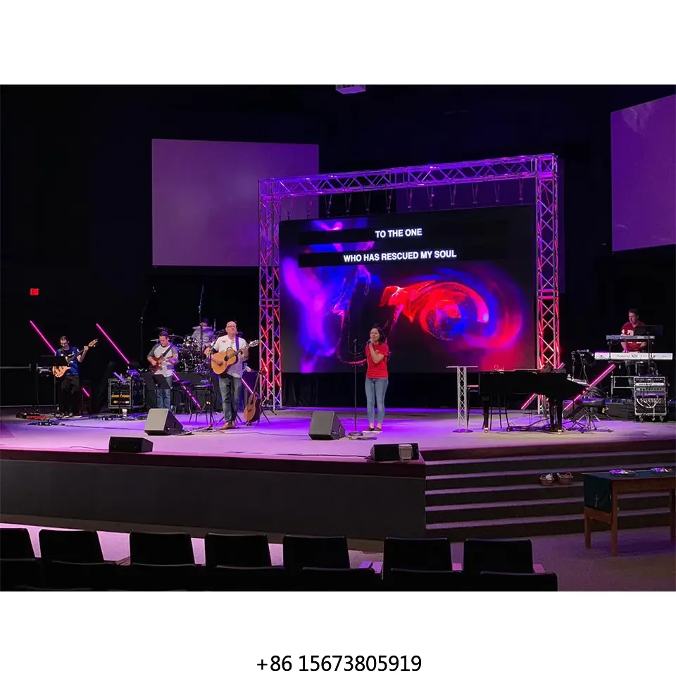 High Definition Full Color P6 P5 P4 P3 Indoor Big Screen Led Video Wall Dj Booth Led Advertising Screen