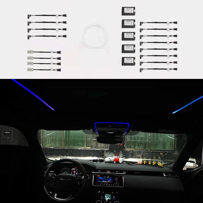 For Range Rover Velar Ambient Light Inter door Ambient light Car LCD panel screen control 10 colors