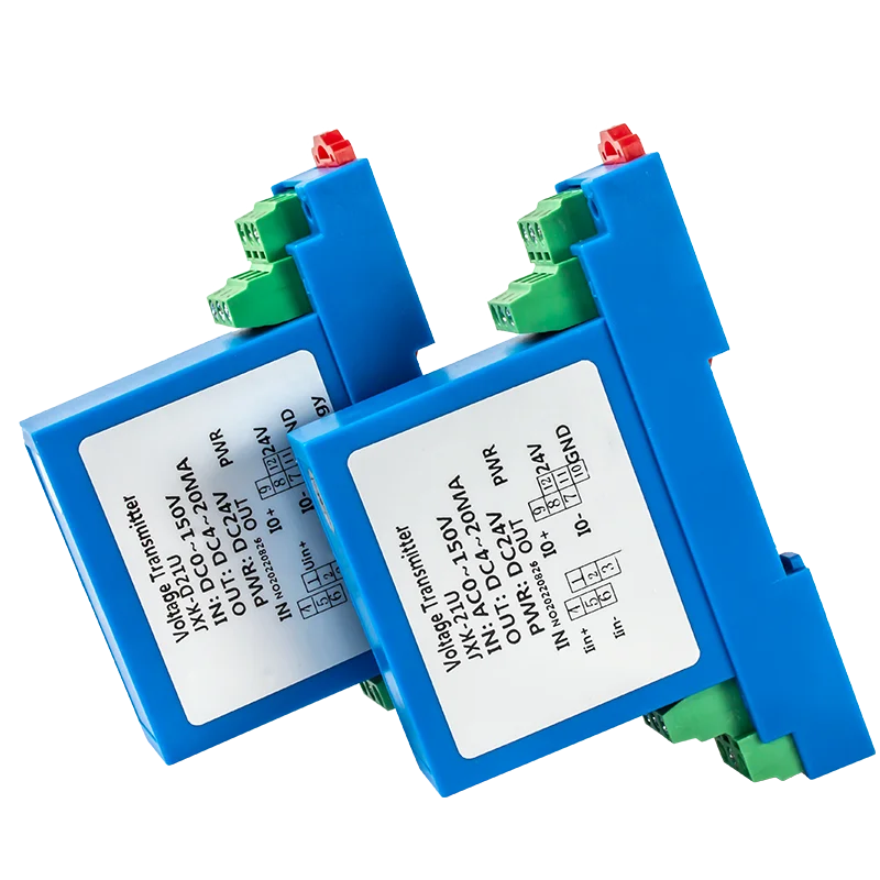 Current Transmitter 0-1A 0-5A 0-10A to 4-20mA 0-10V 0-5V AC DC Current Sensor DC24V DIN Current Transducer