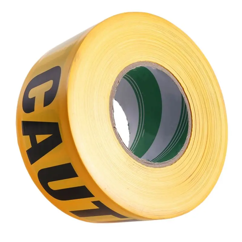 

ABBN-Premium Yellow For Maximum Readability, Bright Yellow W/Bold Black Text, Width 7.5Cm X 300 Wide Caution Tape, Strongest Tap