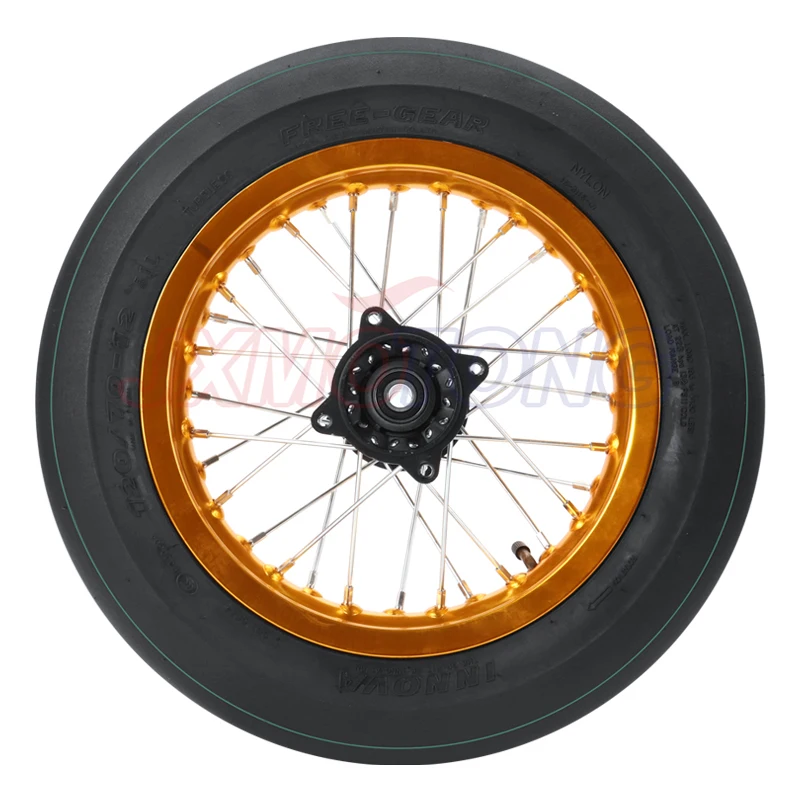 Front 2.15-12 & Rear 2.50-12  inch wheels hub 120/70-12 tyre Road  motorcycle modified accessories innova tires high quality