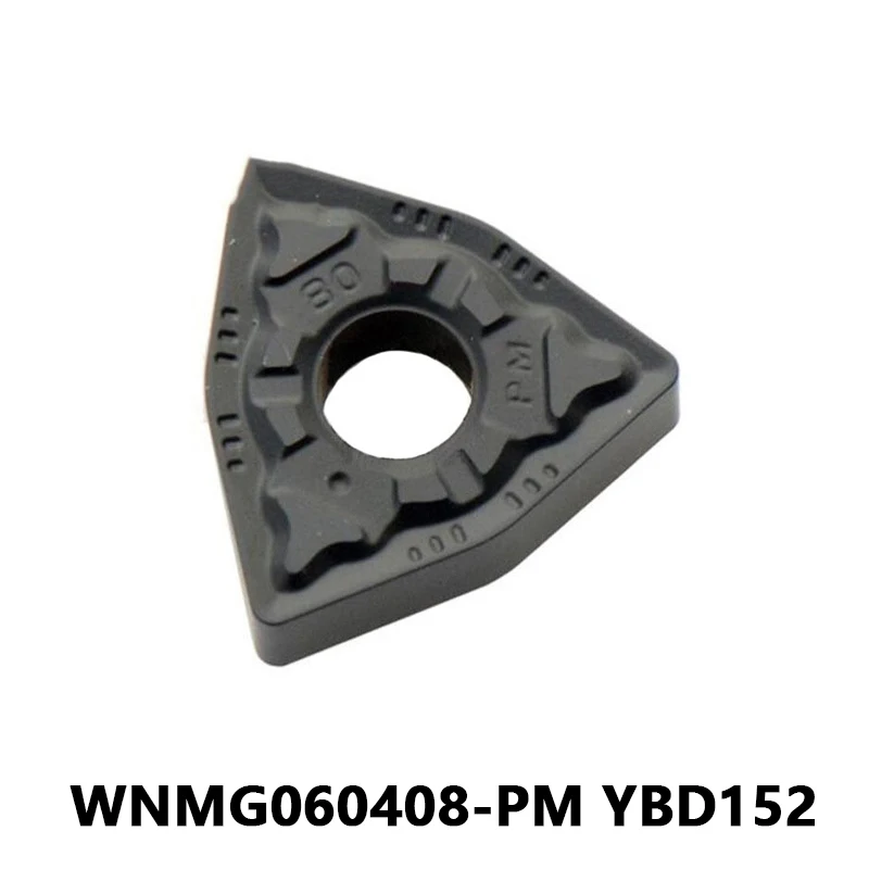 

Carbide Inserts WNMG060408-PM YBD152 WNMG 060408 PM CNC Lathe Turning Cutting Tool Peach Shaped Turning Blades Metal Tools