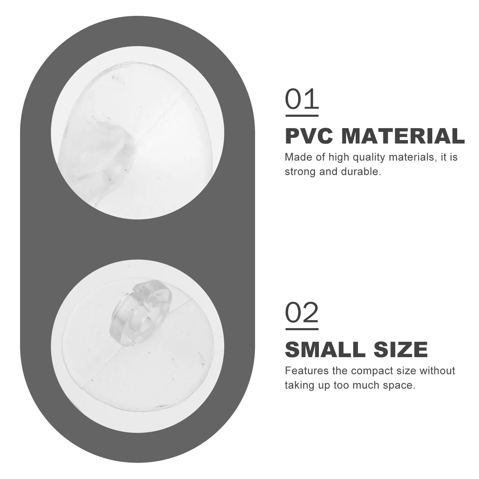 

20Pcs Fish Tank Oxygen Pipe Suction Cups Reliable Accessory Simple Design Fish Tank Oxygen Pump Hose Fixator Fixing Suction Cup