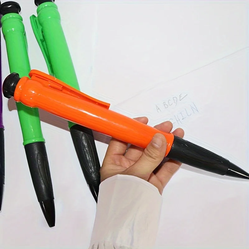 1 Stück riesiger Kugelschreiber, 1 mm schwarze Ölnachfüllung, glattes Schreiben, neuartiges Schreibwarenprodukt, Büro, Schule, Geschenk zum Schulanfang – Detail 5