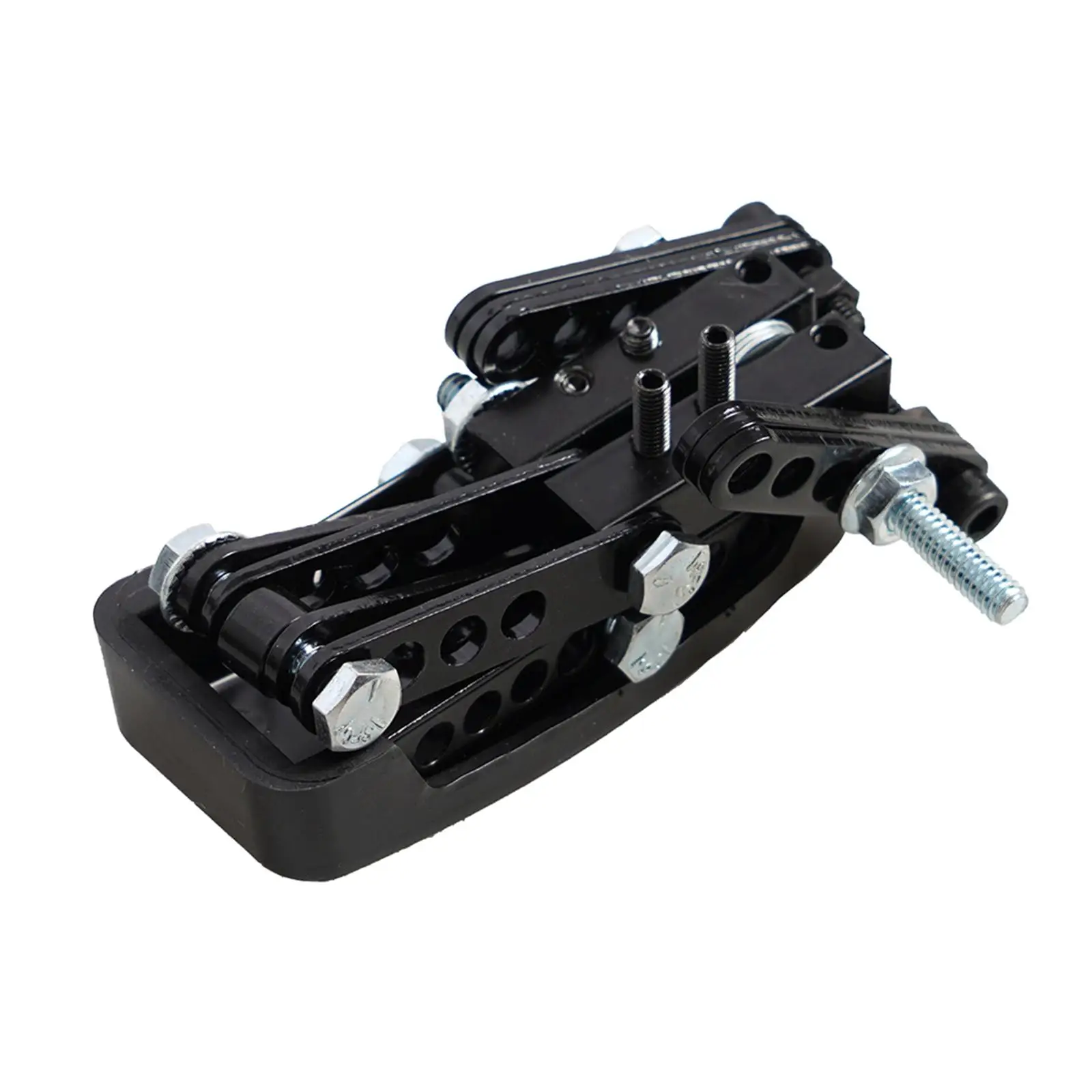 Universal Brake Pedal Extender Kit Iron Material Adjustable Height Pedal Cover for Car Pedals Protector