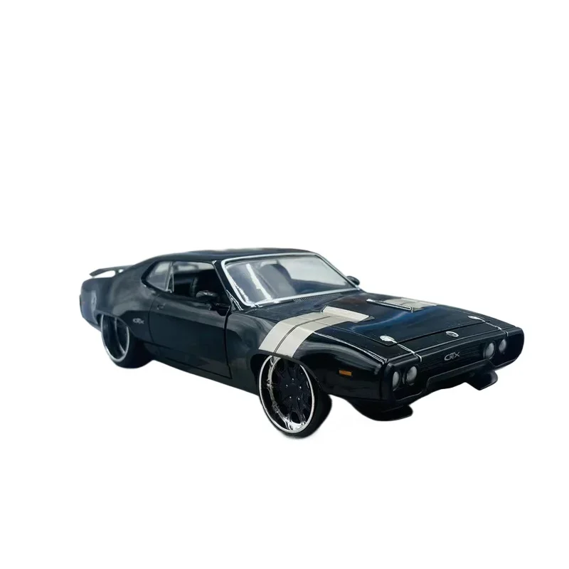 jada 1:24 Plymouth GTX(Fast & Furious 8) Dom-Drive Alloy model pieces are a gift collection for children