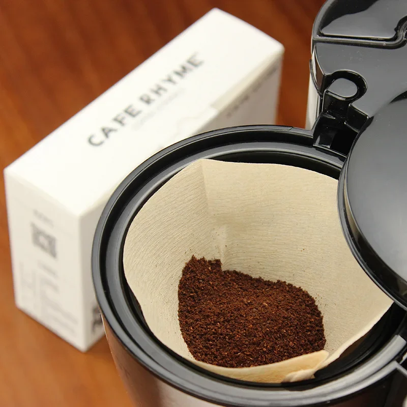 Disposable Coffee Filter Paper Count Natural Cone V-Shaped Unbleached Coffee Filters for Coffee Dripper