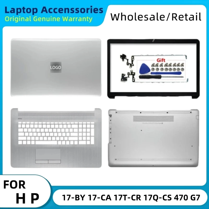 NEW For HP 17-BY 17-CA 17T-CR 17Q-CS 470 G7 Laptop LCD Back Bezel Palmrest Bottom Case Top Body Cover Siery L22508-001