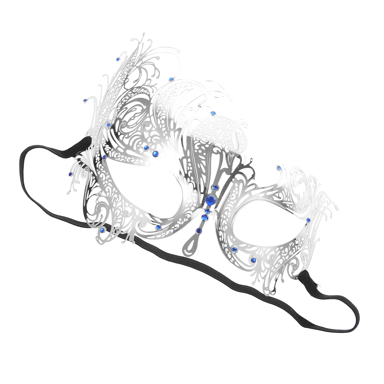 

Half Face Masquerade Masks Decor Metal Masks Halloween Masquerade Mask Halloween Party Costume