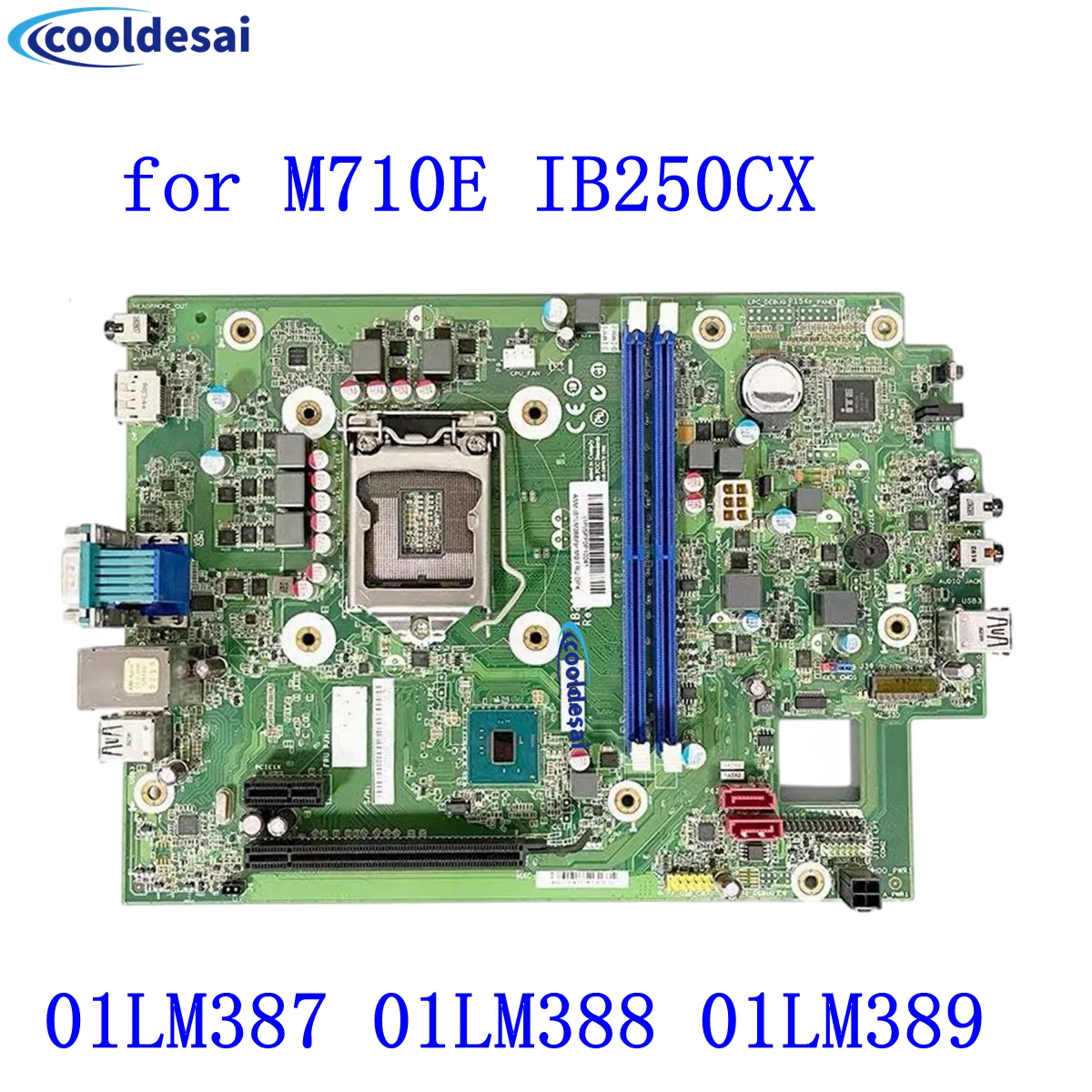 Parts for Lenovo ThinkCentre M710e IB250CX Motherboard 01LM387 01LM388 01LM389 7th generation B250 small chassis 100% Tested