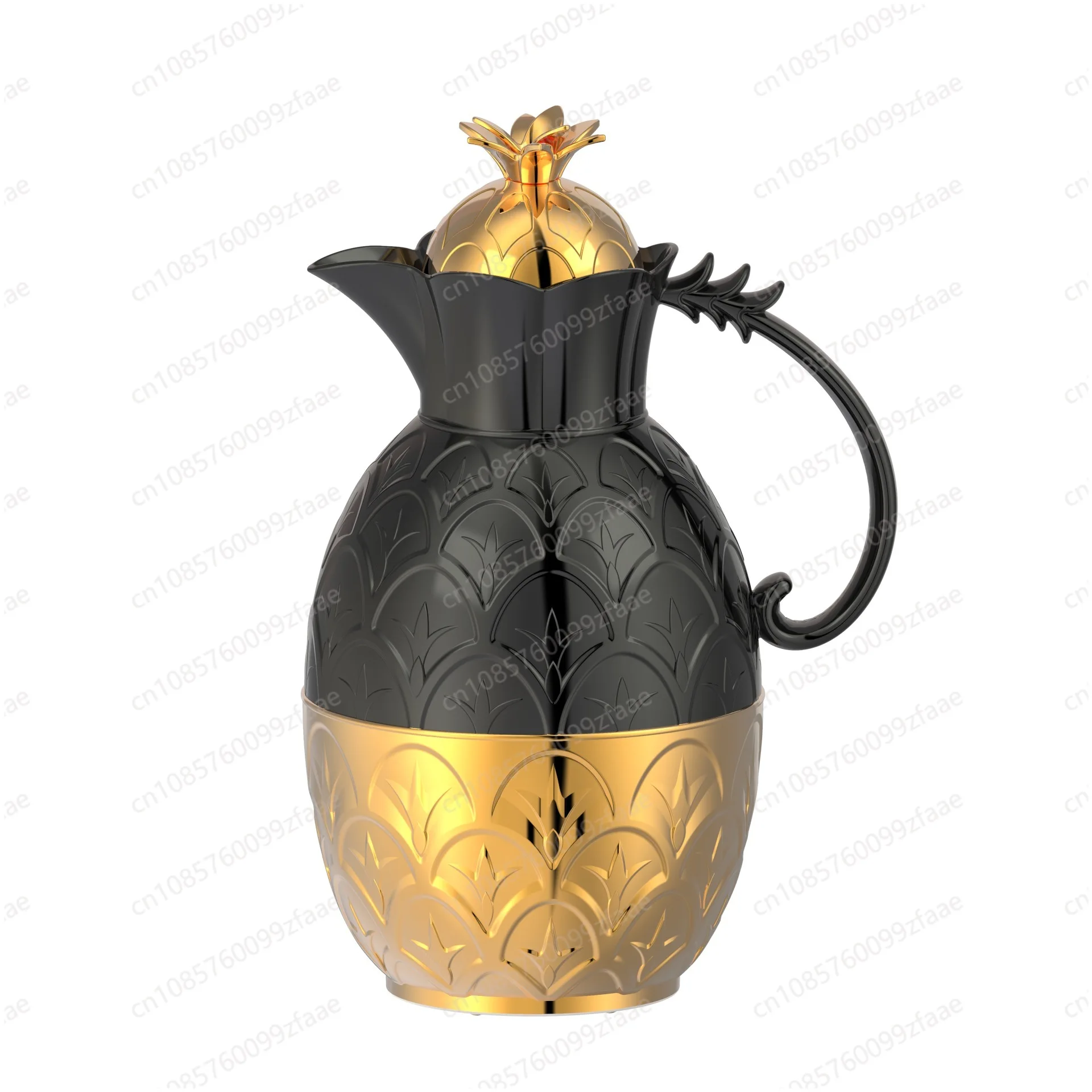 1000ml bule de café árabe suco comercial bebida bule de flores 12 peças