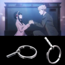 Anime SPY×FAMILY Twilight Proposal Ring Romantic Adjustable Ring Male Fans Cosplay Jewelry Accessories Gifts