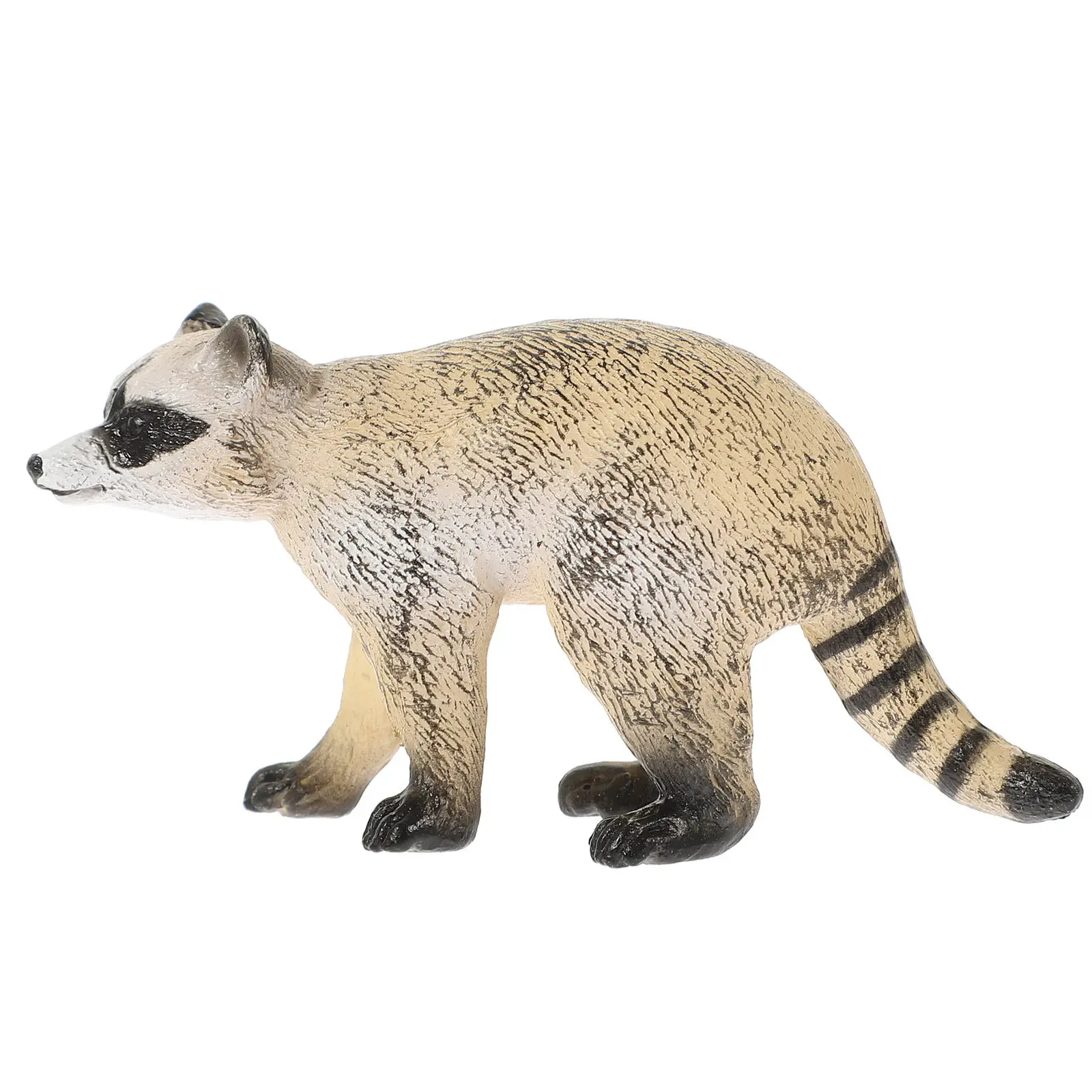 Realistic Plastic Raccoon Decoration for Home Office Garden Room Lobby Nursery Decor Wildlife Animal Ornament