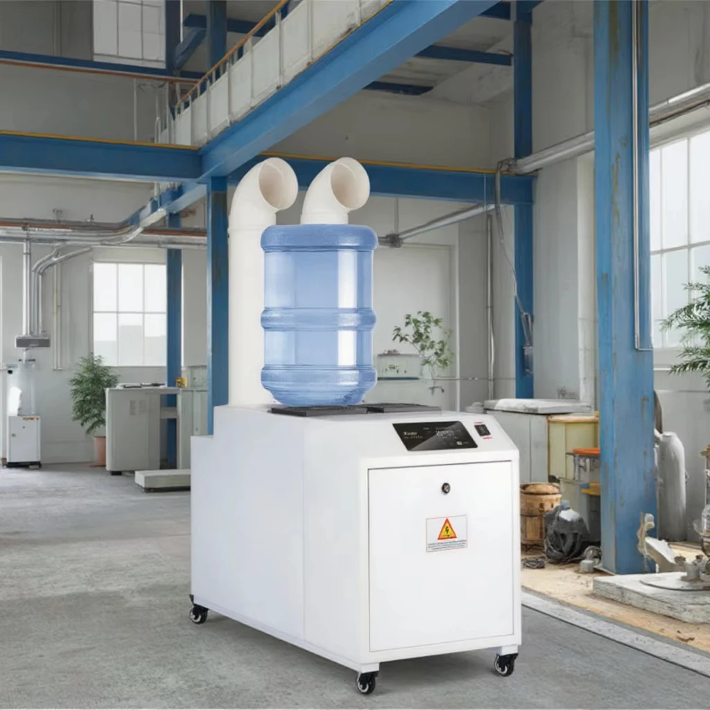 

Factory Price OEM Stone Man 12kg/h Greenhouse Ultrasonic Humidifier Commercial Mushroom Industrial Plant Humidifier