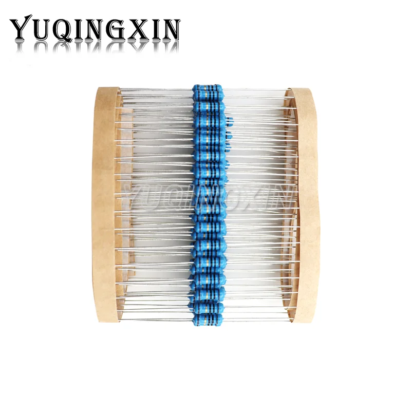 50pcs 1/2W Metal Film Resistor 1R - 4.7M 100R 220R 330R 1K 1.5K 2.2K 3.3K 4.7K 10K 22K 47K 100K 100 220 330 1K5 2K2 4K7 ohm