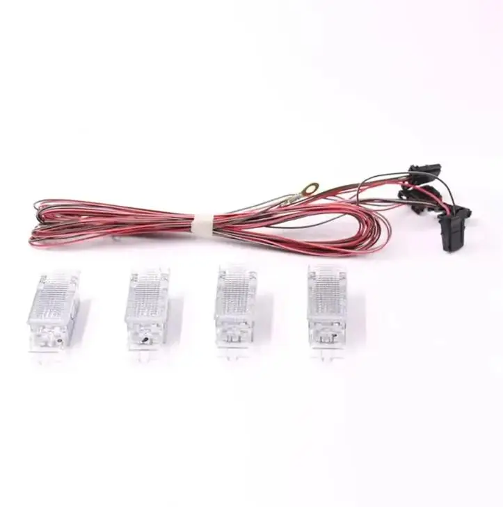 Footwell Light For VW Golf 6 Jetta MK5 MK6 Tiguan Passat B6 5ND947415/5ND 947 415 Footwell Lights with Cables Wires