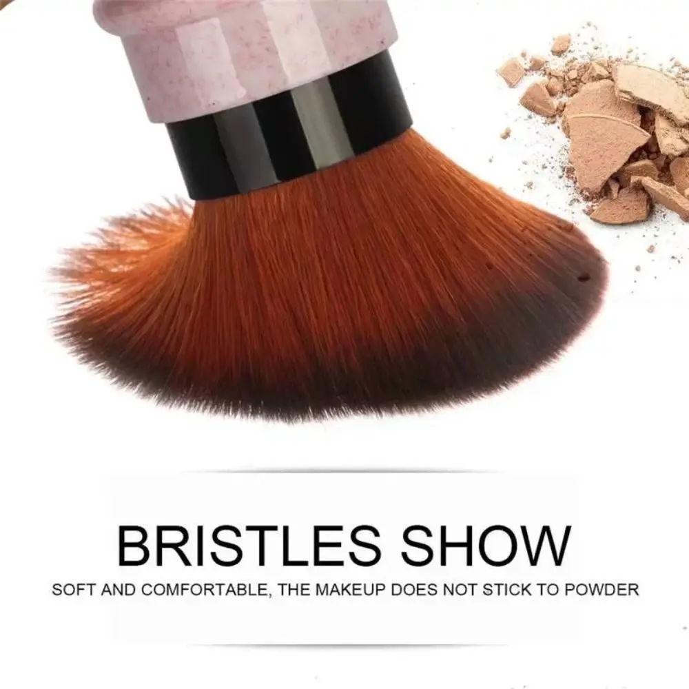 New Retractable Makeup Brush Portable Multi-Functional Powder Blush Brush with Cover Single Blush Brush Outdoor Travel