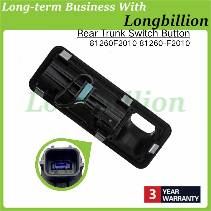 Rear Trunk / Box Switch Button Luggage Lock in Handle Touch Switch For Hyundai Elantra AD 2017-2018 81260F2010 81260-F2010 New