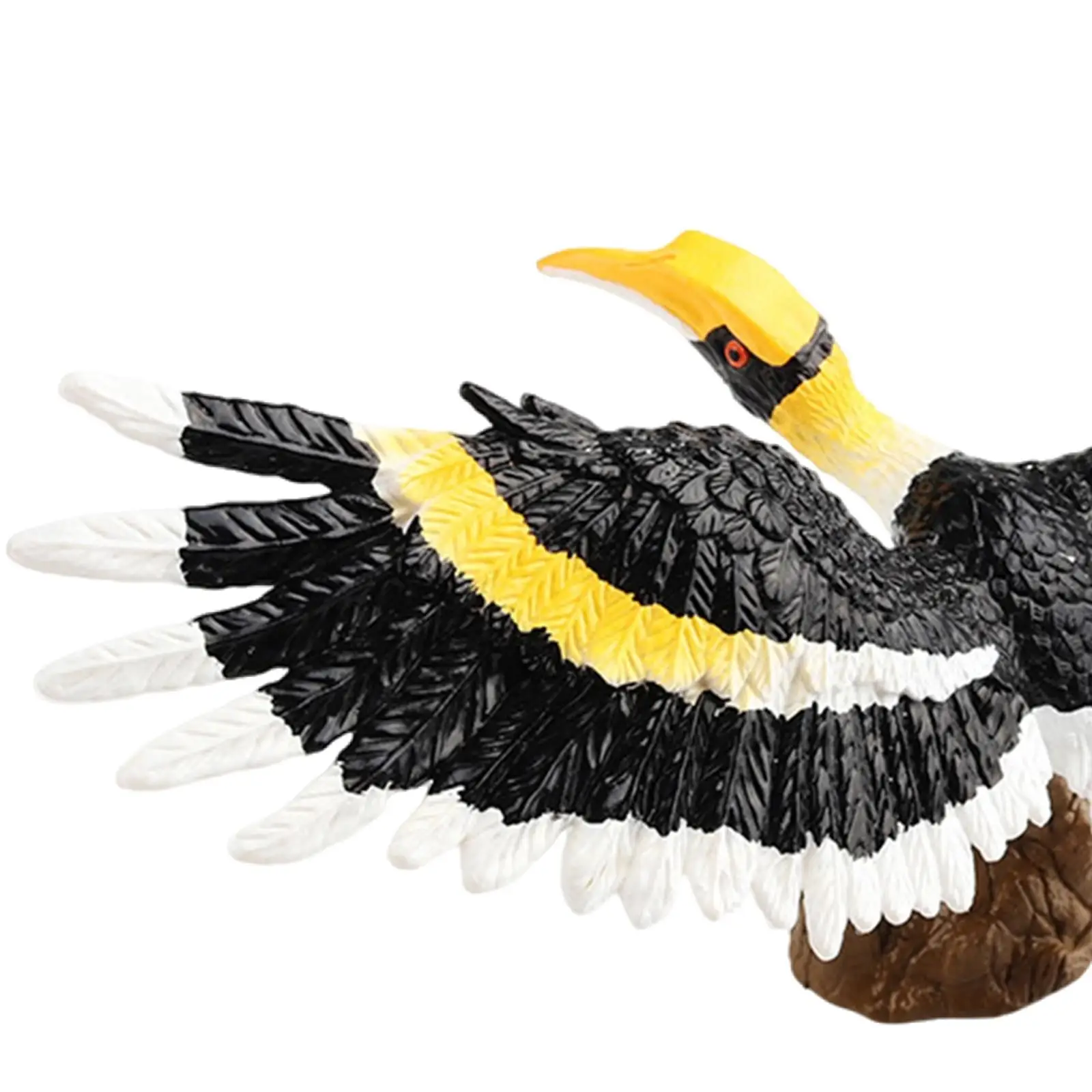 Figurines d'Oiseaux Artificielles en PVC, Jouet d'Ornements de Jardin, Mini Faux Oiseaux Artisanaux