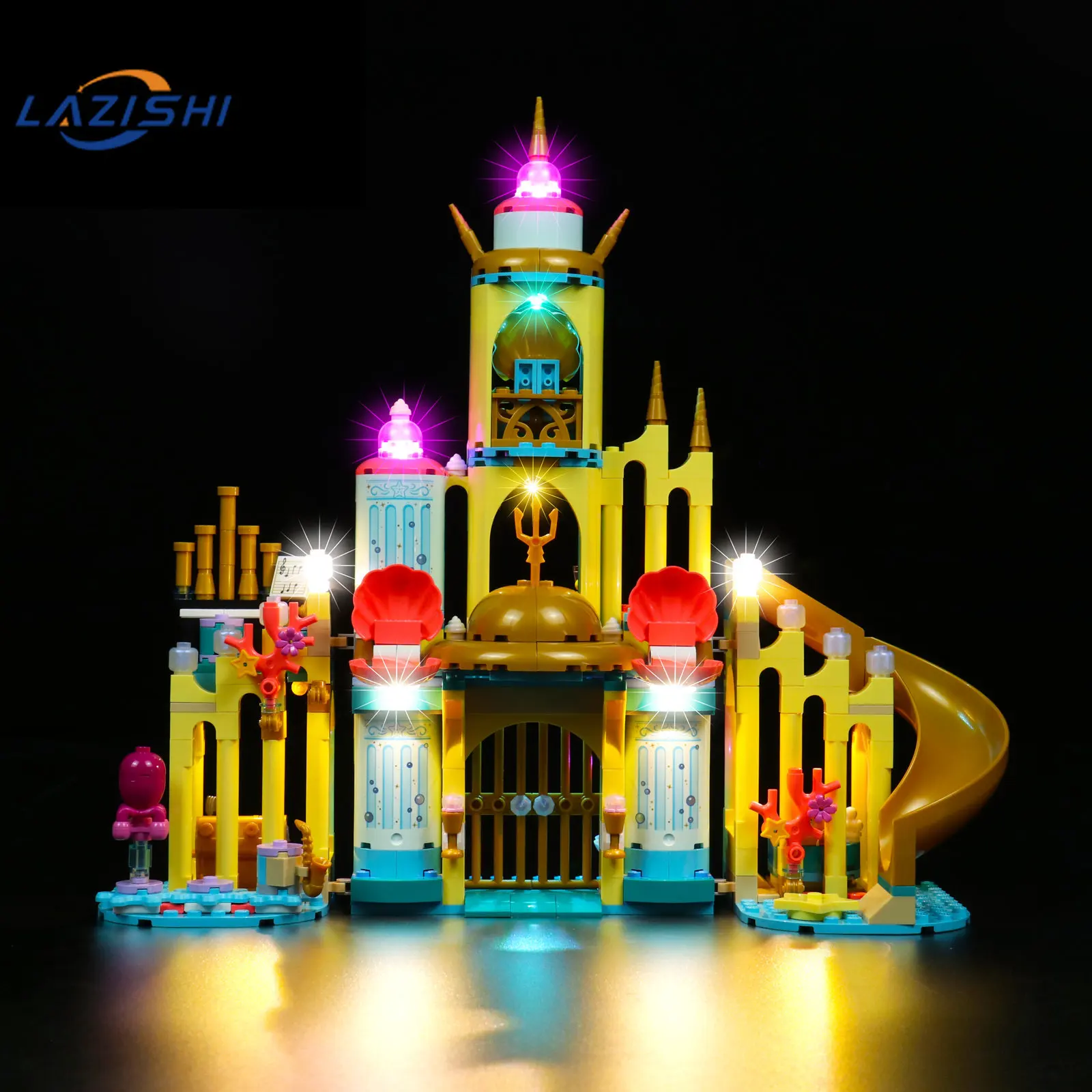 Lazishi LED Light  For 43207 Underwater Palace Lighting DIY Toys (Not ​Include the Model)