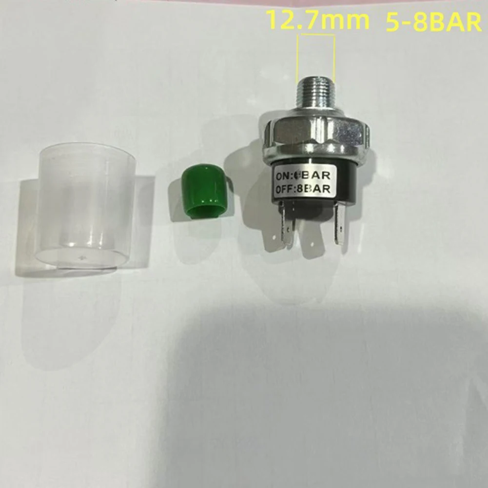 

For Pneumatic Systems Air Pressure Switch Dual Voltage Switch Pressure Activated Switch Air Compressor Lifespan 100,000 Cycles