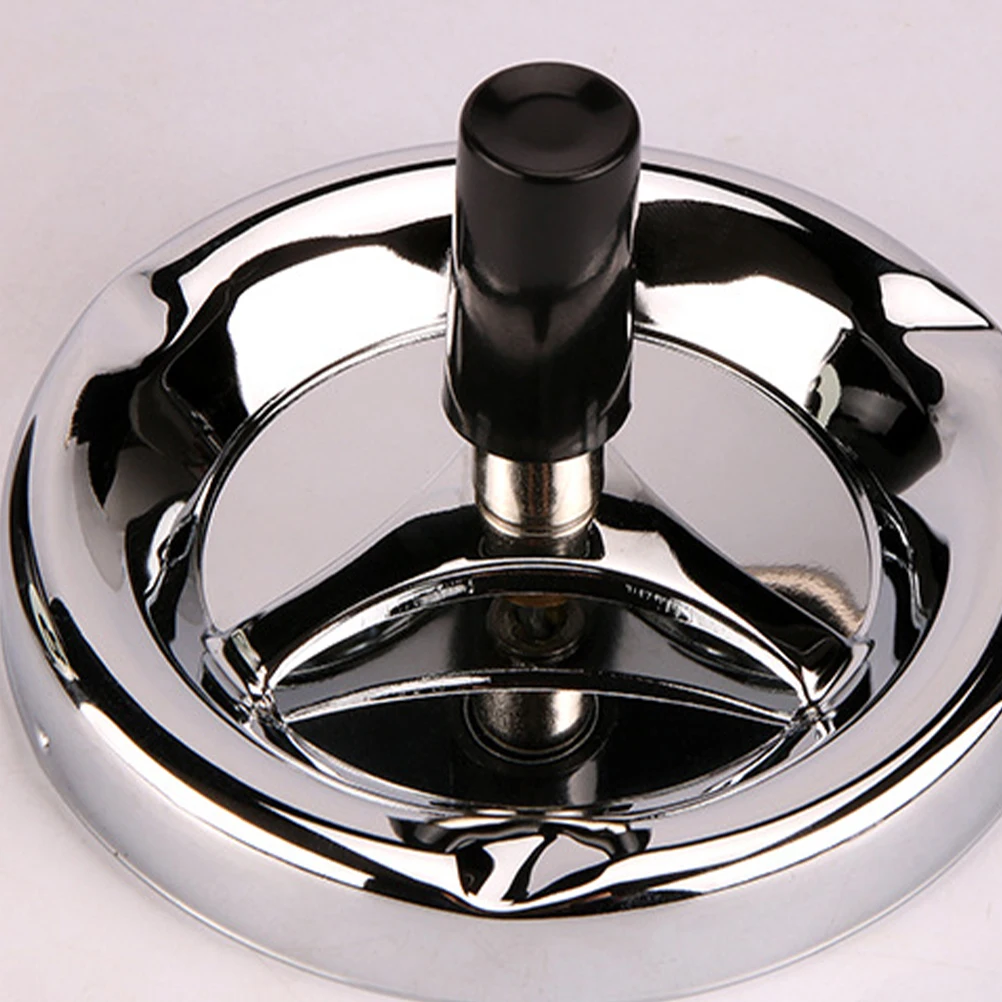 8-الكرة منفضة سجائر الحديد السجائر السيجار منفضة سجائر لحامل البار سطح المكتب ديكور للمنزل مكتب بار مقهى استخدام الأسود