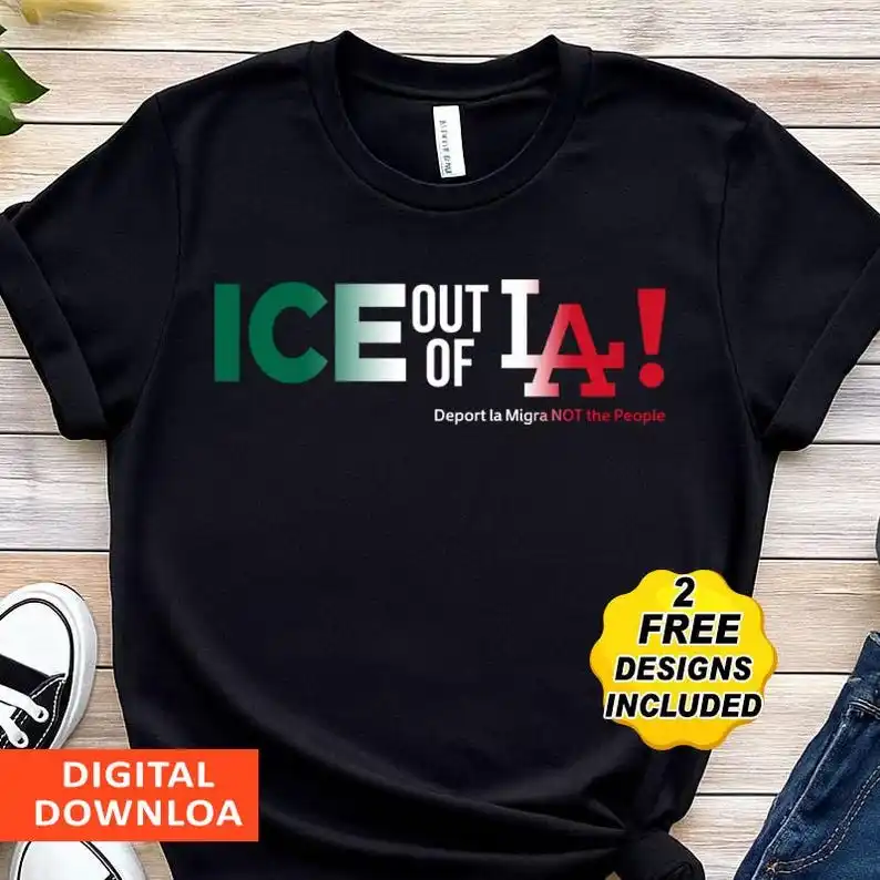 Abolish ICE T-Shirt / No Human Is Illegal on Stolen Land / Mexico /Mexican Shirt /T-Shirt Chinga La Migra Ice Out of La Tee