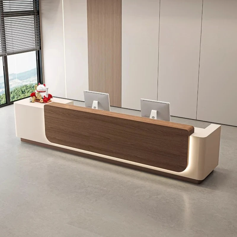 

Computer Desk 160 180 200 220 240 260 280 300cm Office Table Customer Center Reception Counter Mostrador Recepcion Furniture