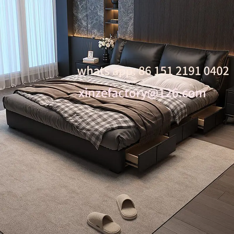 

Customizable Italian Bedroom Furniture Bed