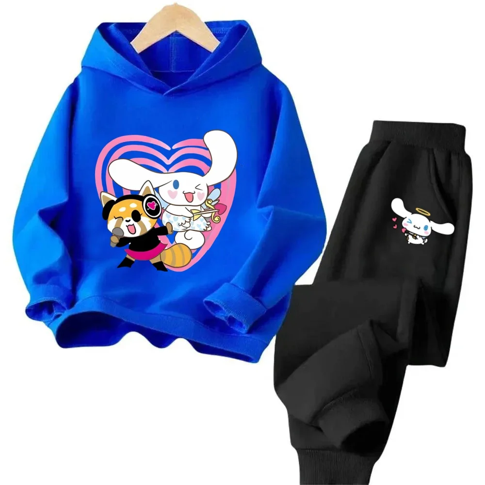 

Детская одежда для девочек и мальчиков Sanrio Cinnamoroll, толстовки с 3D принтом, детский пуловер с капюшоном и длинными рукавами с героями мультфильмов, спортивный костюм
