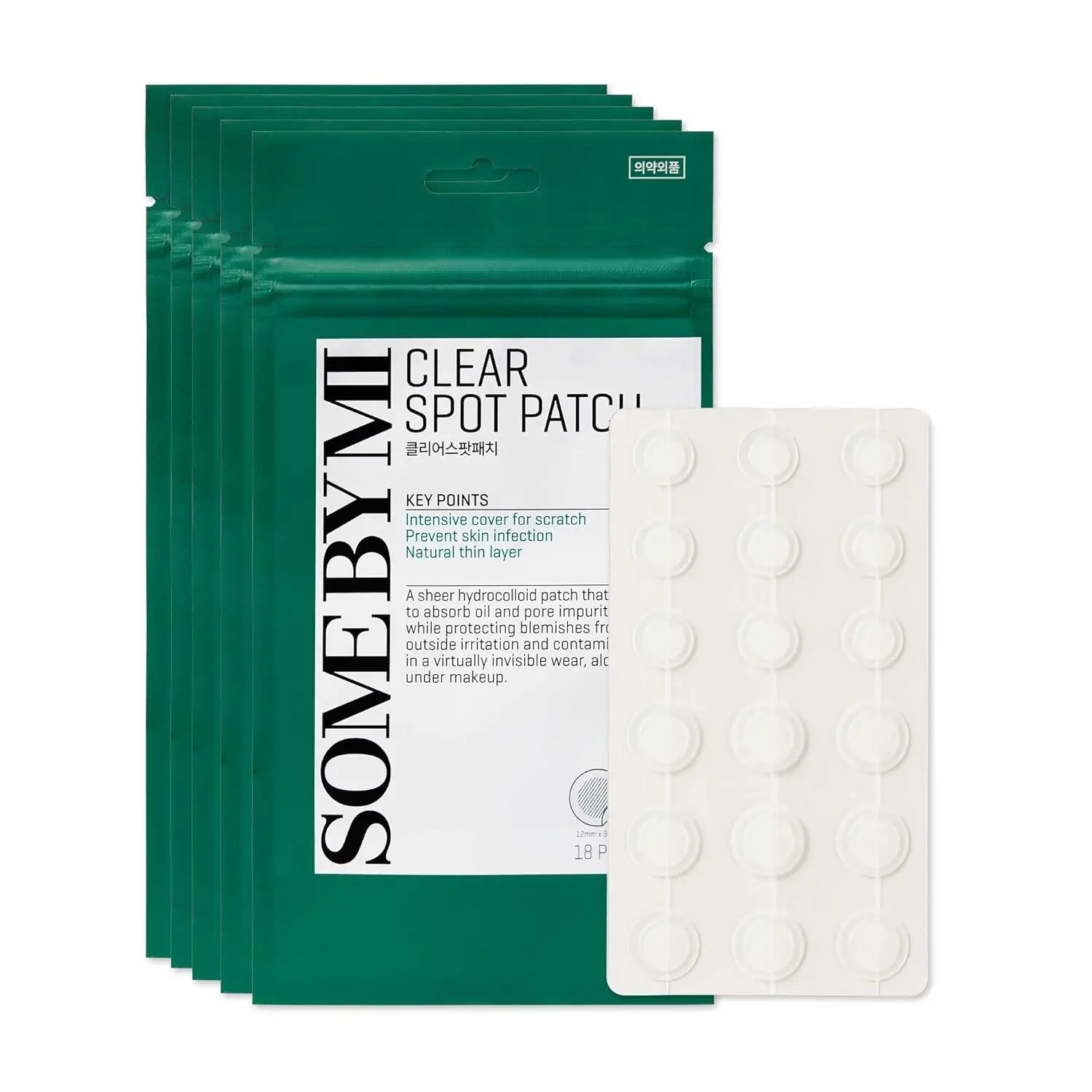 

Invisible Hydrocolloid Pimple Patches, 90 Counts, 2 Sizes - Clear Spot Treatment for Acne