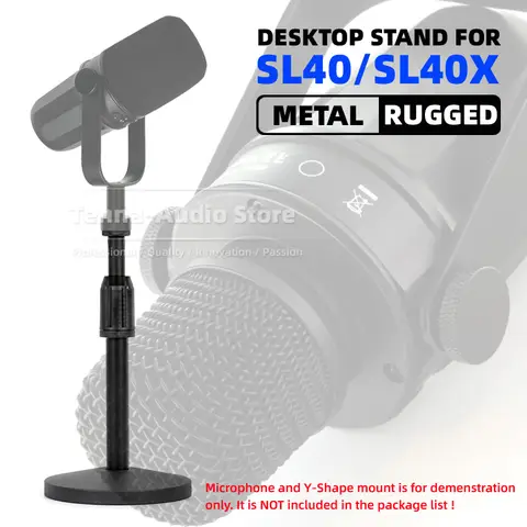 Fduce SL40 SL40X SL 40 X 40X XLR 마이크 스탠드, 데스크탑 브래킷, 데스크 마운트, 탁상 마이크 테이블 붐 거치대 교체
