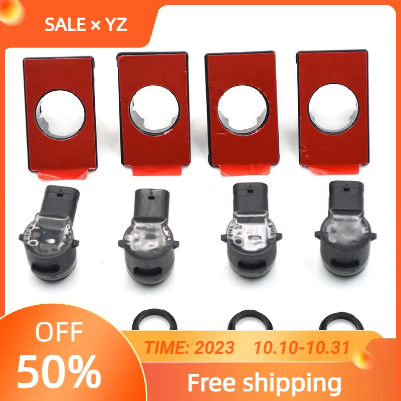 

34D 919 275 A 34D919275A 4 pieces of parking sensor with sealing ring bracket For VW Golf 5 6 MK6 7 MK7 Jetta 5 6 Passat CC