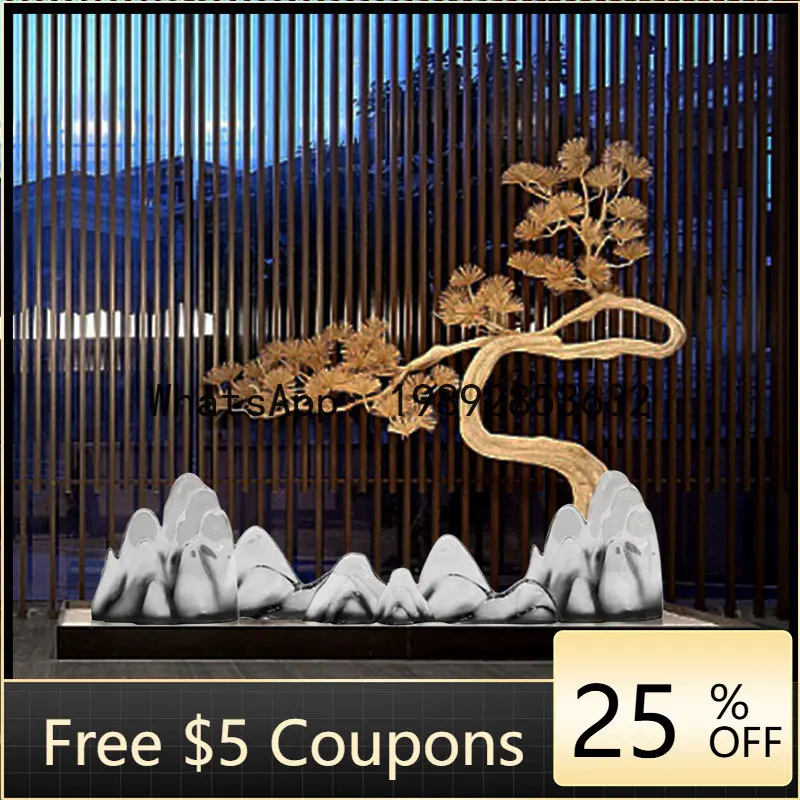Z4  Villa Club Sales Office Transparent Resin Rockery Sculpture Ornament Creative Staircase Soft Decoration Artwork