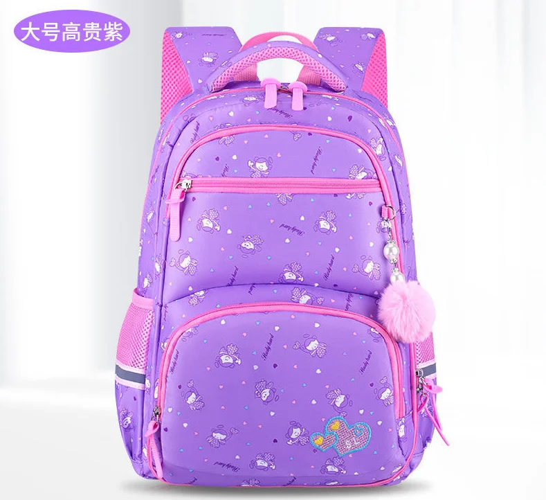 Mochilas impermeables para niños, morral escolar Unisex de moda, bonito, cinco colores opcionales