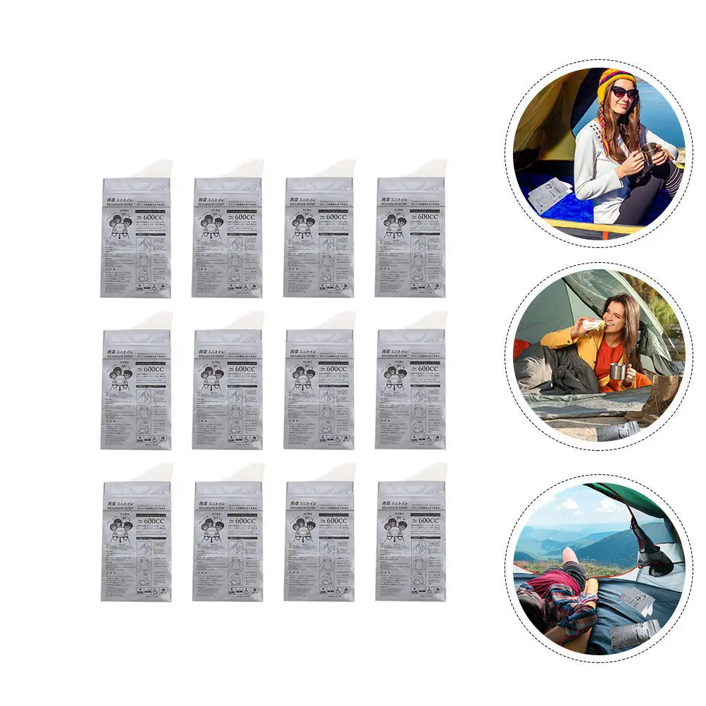 

20Pcs Portable Urine Bags Unisex Emergency Pee Pouches for Travel Camping Airsick Elderly Potty Training Leakproof