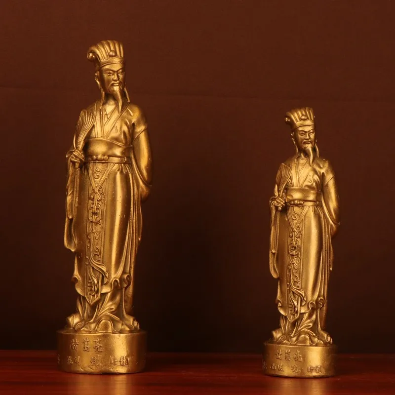 Zhuge Liang, Bronze Kongming, Home and Office Decorative Piece