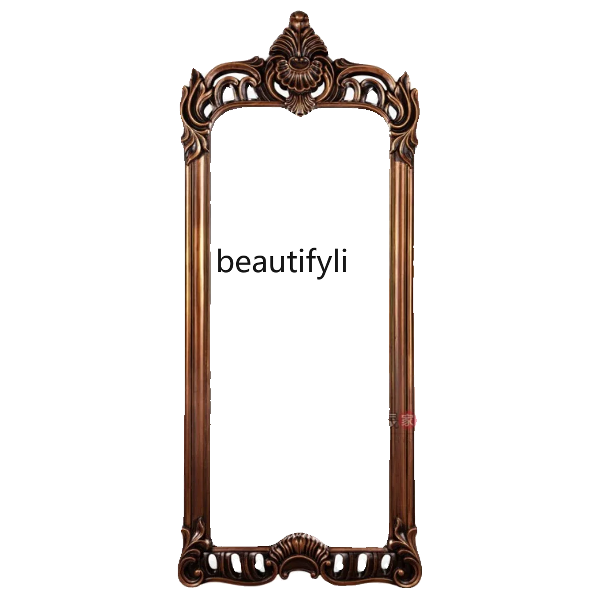 

cqyEuropean special-shaped floor-to-ceiling full-body mirror French carved retro bedroom wall-mounted fitting mirror