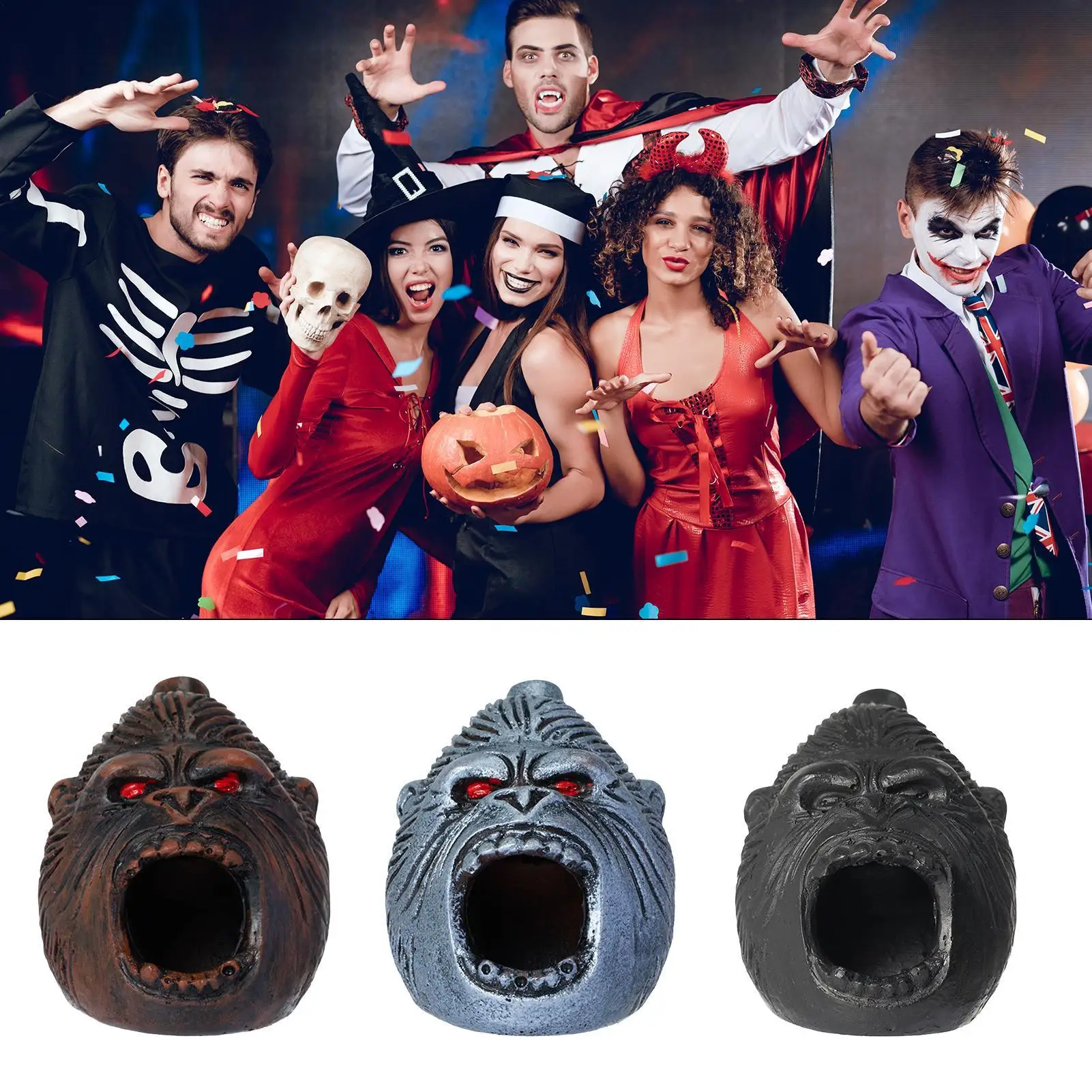 Scream Whistle Whistle Prank Prop Loud Chimpanzee Roar Sound Effect For Self-Defense Music Creation Historical Cultural Teaching