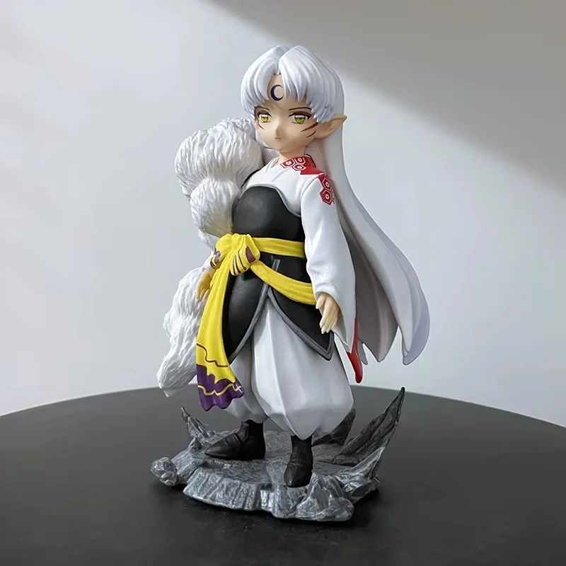 New Anime Kawaii Inuyasha Action Figures Bakusaiga Sesshoumaru Figure Childhood Statue Toys Desk Decor Ornaments Model