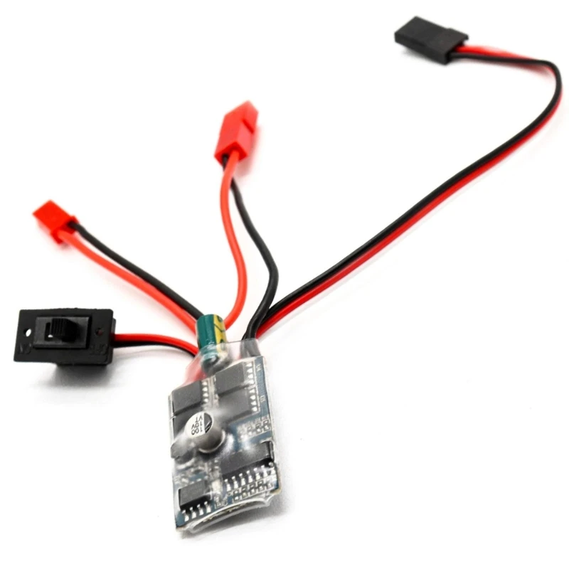 RC Car 35A ESC Brushed ESC Forward Reverse ESC Speed Controller For 1/16 1/18 1/24 Car Boat  ESC Brushed Motor Dropshipping