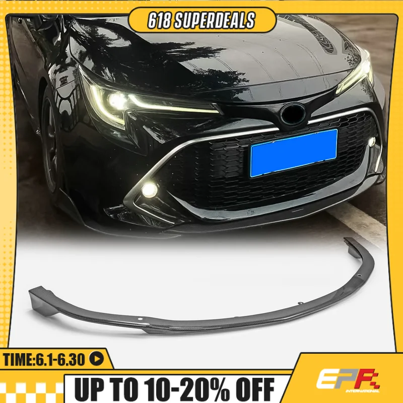 Para Toyota Corolla Sport Auris E210 Hatchback (NRE210H/NRE214H/ZWE213H) labio delantero tipo TM-ajuste perfecto E210 Hatchback