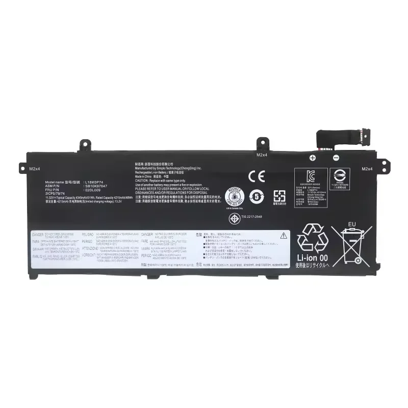 

L18L3P73 laptop battery for Lenovo ThinkPad l18c3p72 t490 t495 p43s p14s l18c3p71 l18m3p74 l18m4p73 l18m4p74 l18m4p74