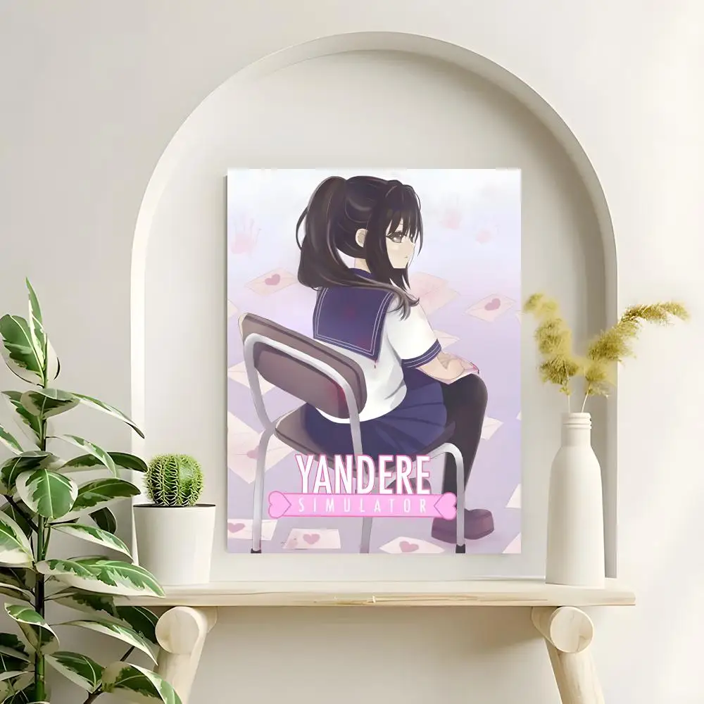 Game Yandere Simulator Poster Hochauflösende Poster-Aufkleber, geeignet für Schlafzimmer, Wohnzimmer, Heimdekoration – Detail 13