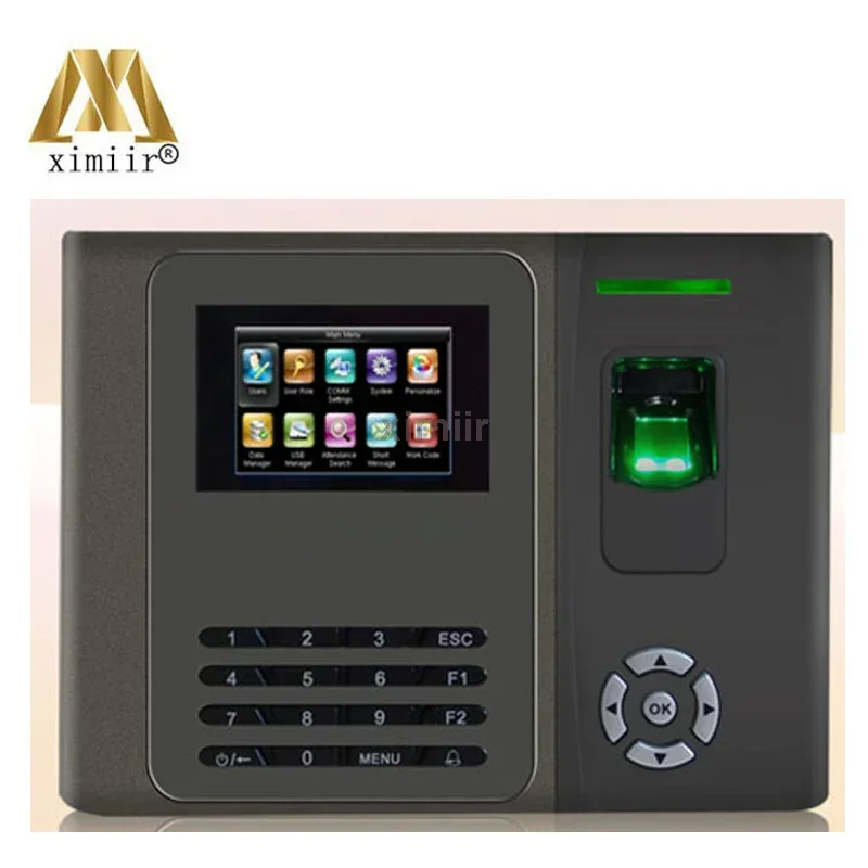 XM200 Fingerprint  Attendance User-defined Function Key Time Clock Linux System With Webserve Function Biometric Time Recording