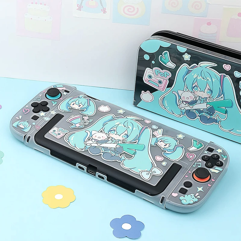 

Protective Case For Switch2 Console Cover Hard Skin Case Cute Girls Shell For Switch Oled Charging Dock Station Game Accessories