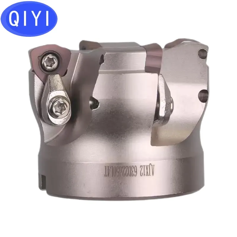 AJX Fast-Feed Milling Cutter Head AJX09/12/14 50/63 High-Precision Roughing Milling Cutter Head JDMW120420 Blade